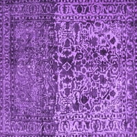 Tradicionalni tepisi u perzijskoj ljubičastoj boji, kvadrat 4 inča