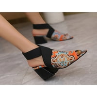 Daeful Women Obuče sandalu sa sandalom remen s visokim potpeticama, chunky pete sandale sandale zabava casual