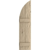 Stolarija u Timbertanu, ručno klesana od dvije daske, međusobno povezane letvicama s četvrtinom okruglog luka,