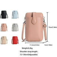 Ženske torbe za mobilne telefone modna telefonska torba za rame crossbody vrećice pU kože torbe za mobilne novčanike