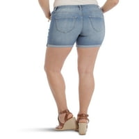 Ženske traper kratke hlače s visokim usponom