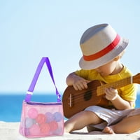 torba za plažu mrežasta torba toplinski izolirana torba za plažu dječji ljetni mrežasti džep uz more