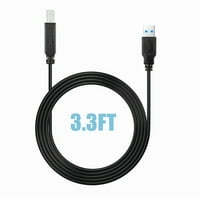 Na 3ft Ultra-Speed ​​USB 3. Tip A B muškog kabela za produženje kabela za kabel za kanon za kanon