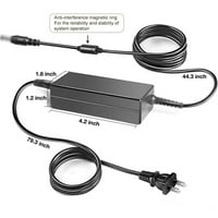 Kircuit 10ft AC Adapter Kompatibilan s Asus Vivobook X556U bilježnica 19V 3.42A 65W prijenosnog kabela za napajanje