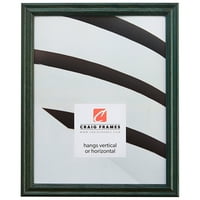 Craig Frames Viltshire 200, tradicionalni zeleni okvir za slike od tvrdog drveta