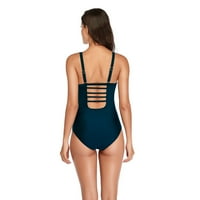 Ženski kupaći kostimi za kontrolu trbuha plus veličine kupaći kostim prekrivača solidna boja Konjunirani kupaći