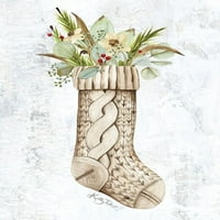 Božićna pletena čarapa iz about-a